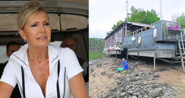 Hausbót Heleny Vondráčkové je na suchu.