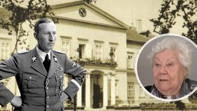 Pamětnice Helena pracovala u Reinharda Heydricha jako pomocná zahradnice.