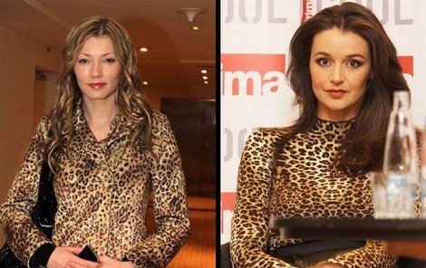 Helena Zeťová a Iva Kubelková zvolily leopardí vzory.