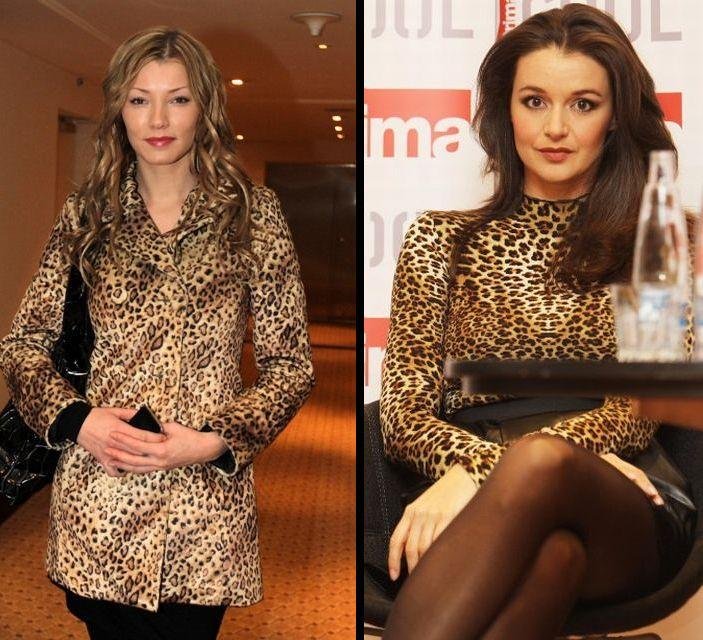 Helena Zeťová a Iva Kubelková zvolily leopardí vzory.
