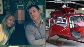 Při havárii helikoptéry zemřel patrně i milionářský pár.