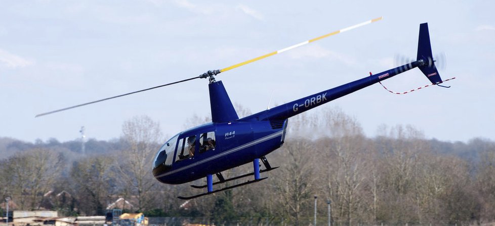 Hračka - helikoptéra R44