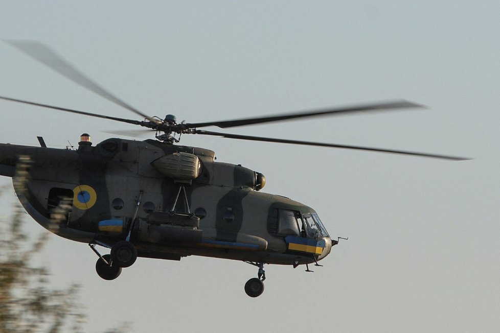 Vojenské helikoptéry na Ukrajině