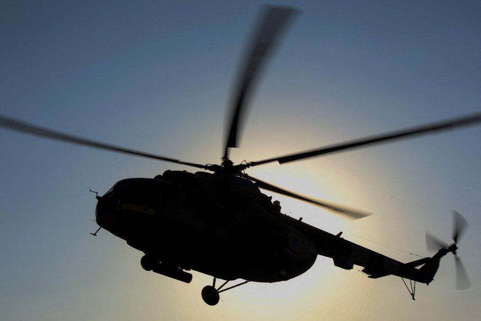 Vojenské helikoptéry na Ukrajině