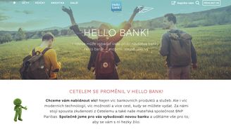 Další online banka je na světě, pozdravte Hello bank!