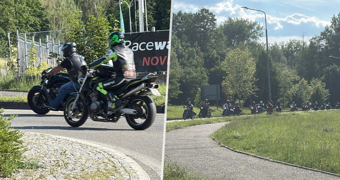 Spanilá jízda Hells Angels v Příbrami. (23.6.2026)