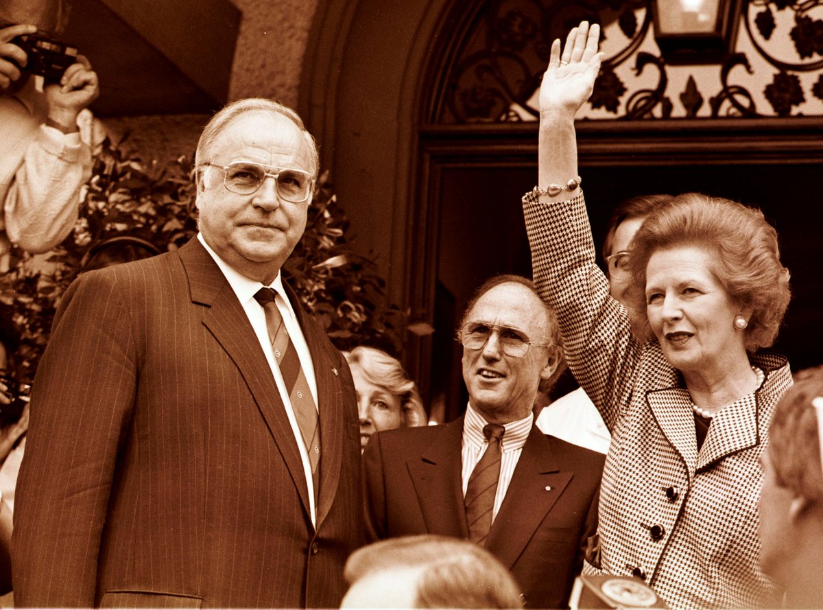 Návštěva britské premiérky Margaret Thatcherové v Německu