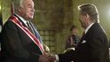 Helmut Kohl obdržel od Václava Havla nejvyšší české vyznamenání - Řád Bílého lva