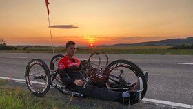 Petr Stanislav přišel o svůj handbike. Zloději ho ukradli přímo z garáže.