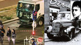 Olga Hepnarová v roce 1973 zavraždila nákladním autem osm lidí, Tunisan v Nice v roce 2016 přes 80.
