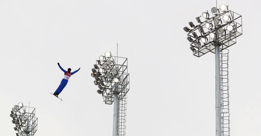 Na stupně vítězů vystoupili na olympiádě i čeští novináři, fotograf Herbert Slavík i komentátor Robert Záruba  