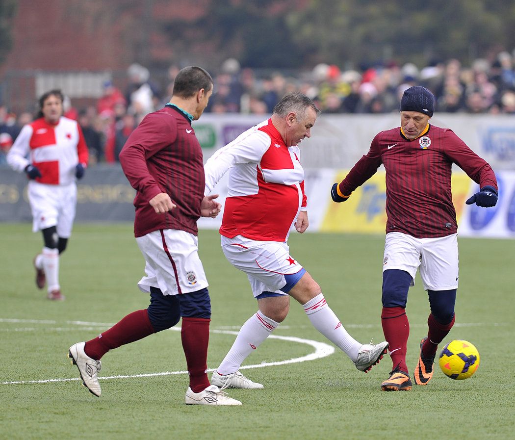 Peter Herda se zúčastnil Silvestrovského derby legend