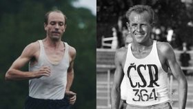 Emil Zátopek v podání Václava Neužila, film Zátopek