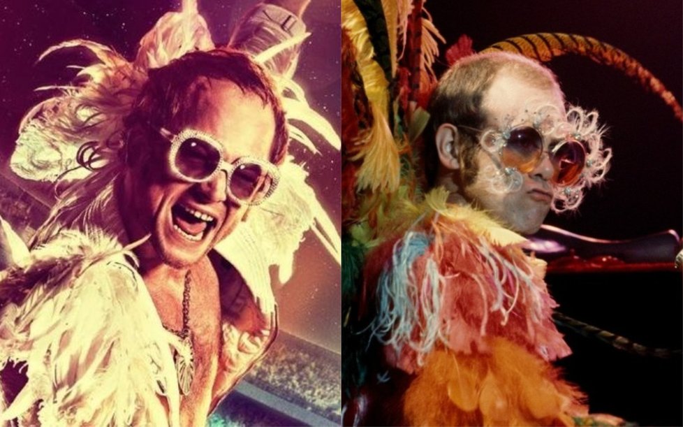 Taron Egerton jako Elton John ve filmu Rocketman