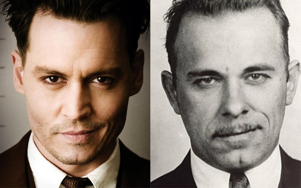 Johnny Depp jako John Dillinger v Public Enemies