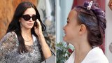 Courteney Cox v šoku, dcera má modrofialovou hlavu