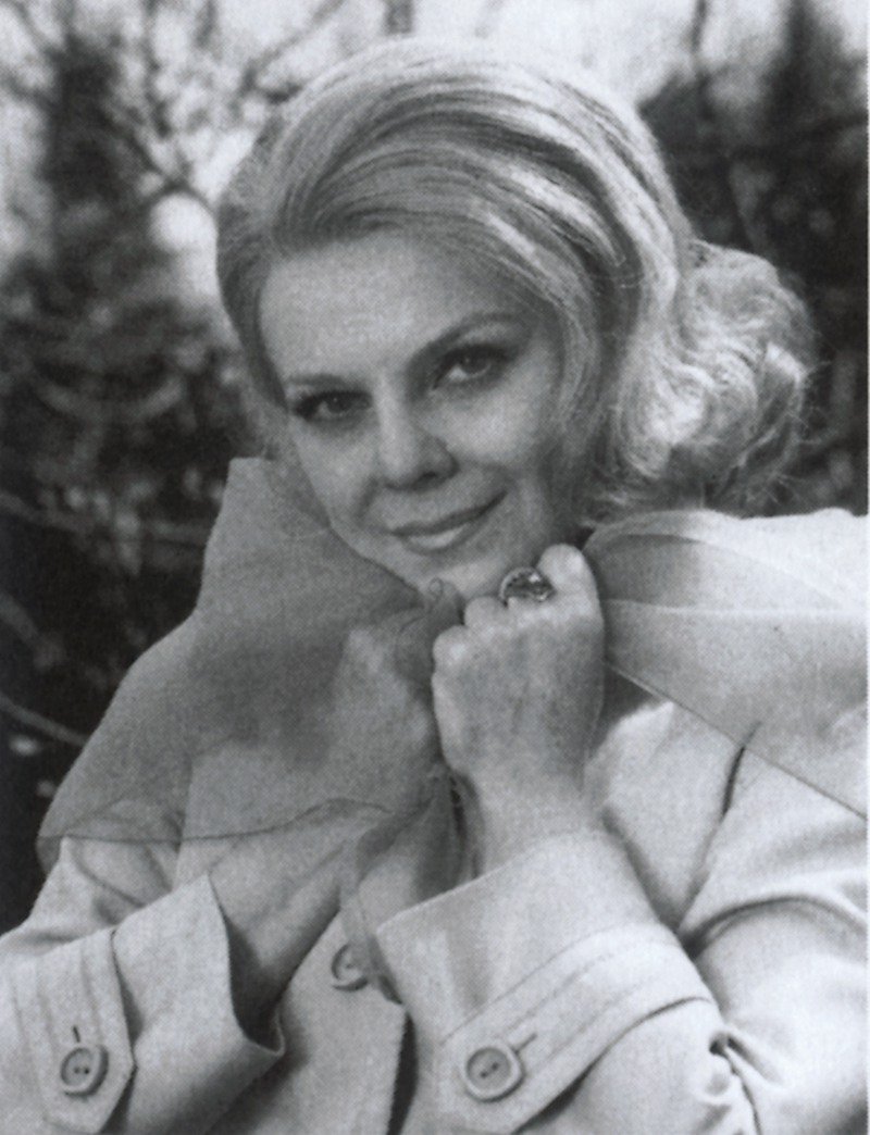 Herečka Slávka Budínová ve filmu Svědectví mrtvých očí z roku 1971