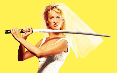 Herečka Uma Thurman v Kill Bill