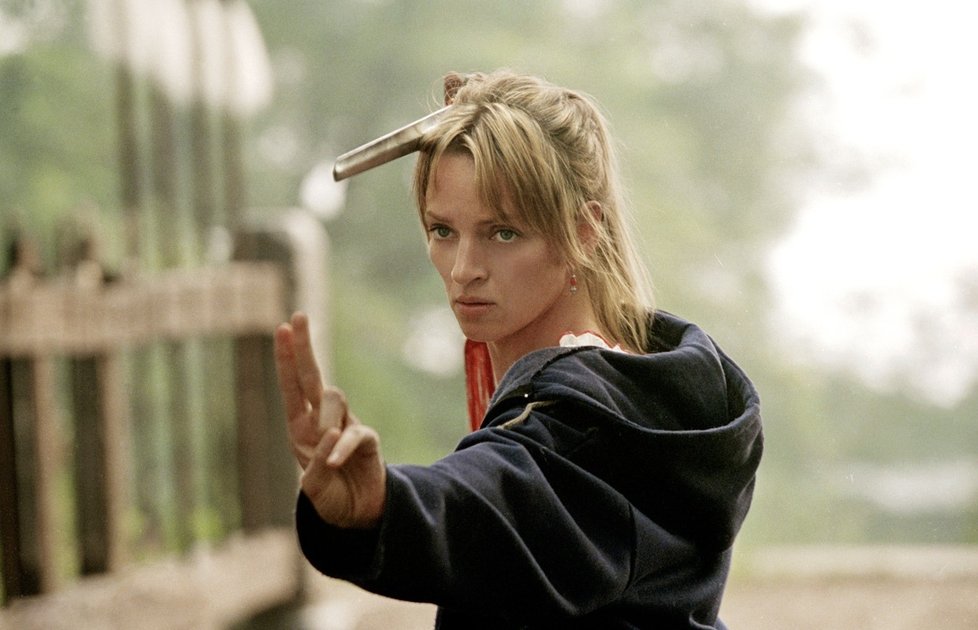 Herečka Uma Thurman v Kill Bill.