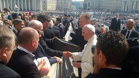 Ministr Daniel Herman se v sobotu setkal ve Vatikánu s papežem Františkem.