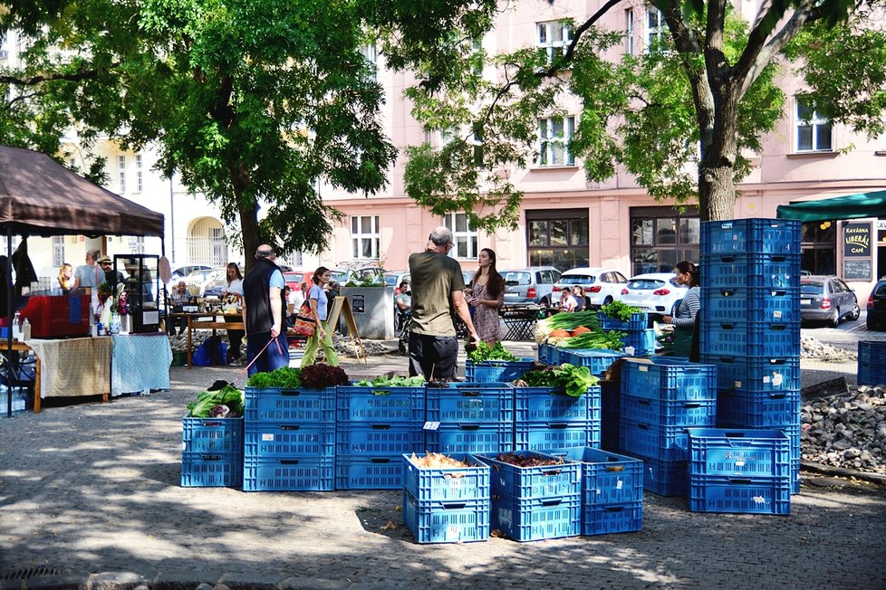 Na trzích na Heřmaňáku se s plastovými sáčky nesetkáte. Tady se snaží být co nejvíce eko.