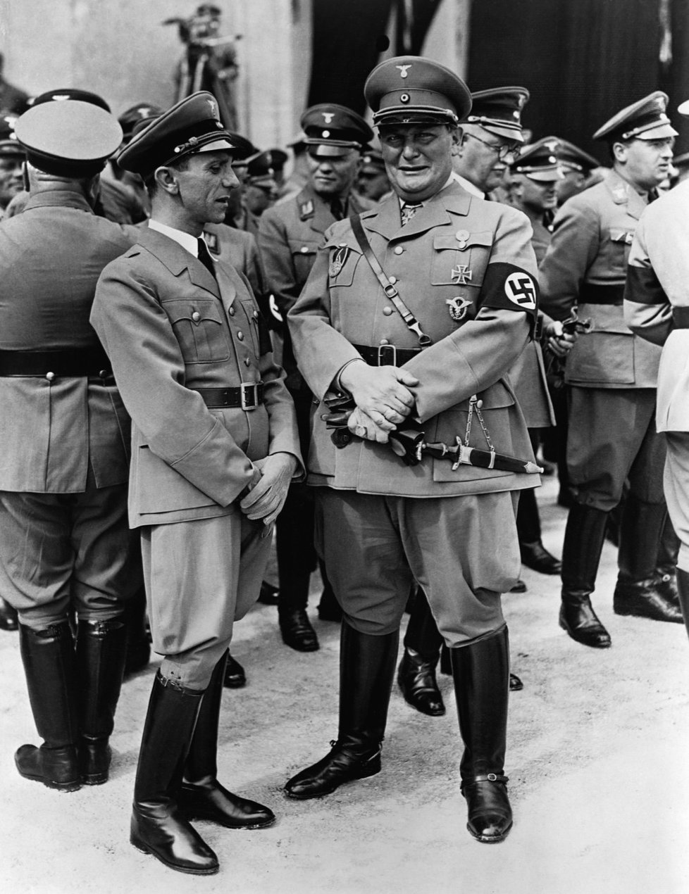 Hermann Göring a Joseph Goebbels