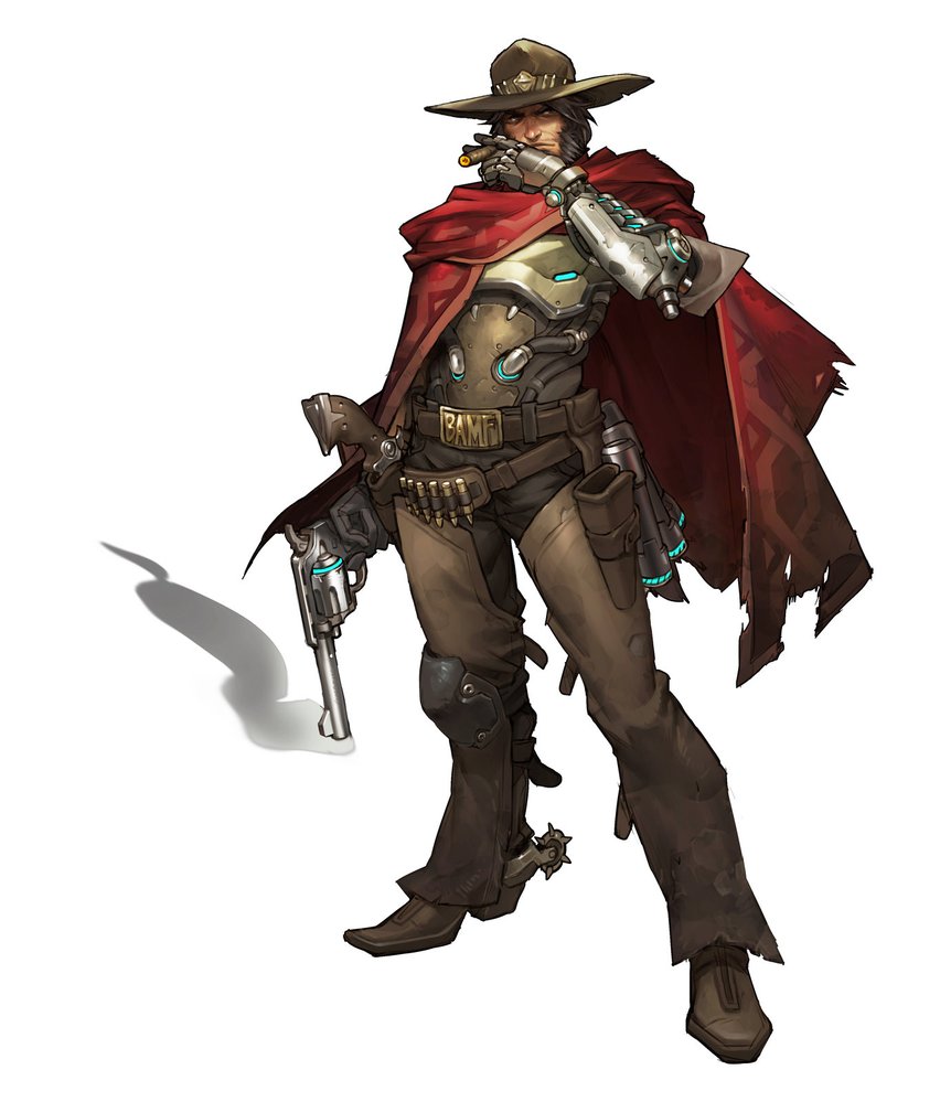 Pravý ostřílený pistolník McCree z Overwatch