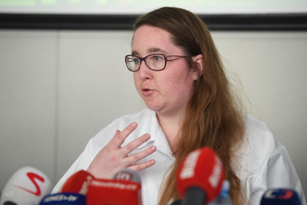 Lékařka Kristýna Herrmannová z kliniky infekčních, parazitárních a tropických nemocí Nemocnice Na Bulovce