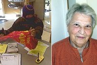 Důchodkyně (82) vyhnala z banky ozbrojeného lupiče!