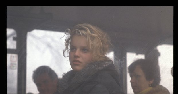 Herzigová na návštěvě Československa v listopadu 1989