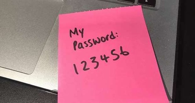 Nejpoužívanější heslo bylo loni opět 123456. Lidé se pořád nepoučili