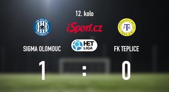 CELÝ SESTŘIH: Olomouc - Teplice 1:0. Hanáci neprohráli už devět zápasů