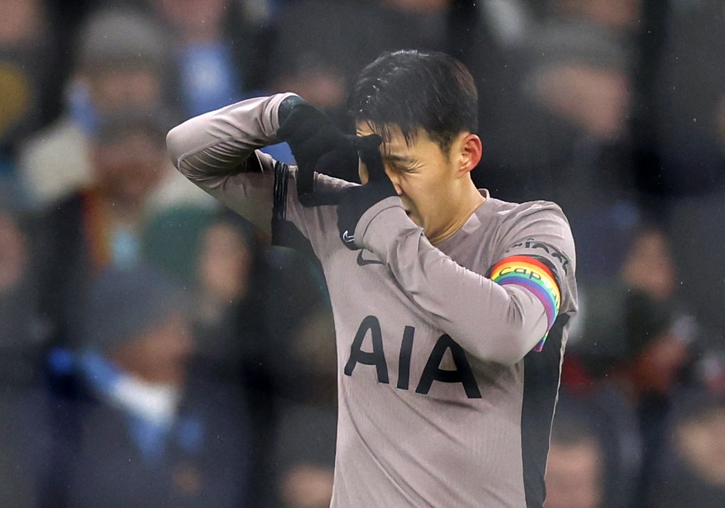 Tottenham šel na Etihad Stadium do vedení, z rychlého brejku se trefil Heung-Min Son
