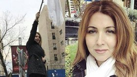 Íránská žena dostala trest 20 let vězení. Pouze si sundala šátek