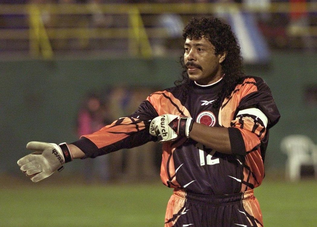 Kolumbijec René Higuita v roce 1999