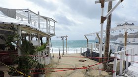 Bouře Hilary dorazila do mexického státu Baja California (19.8.2023)