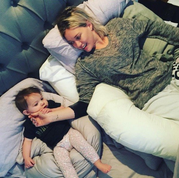 Hilary Duff a její syn Luca