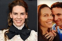 Oscarová hvězda Hilary Swanková je v 48 letech poprvé těhotná: A rovnou to budou dvojčata!