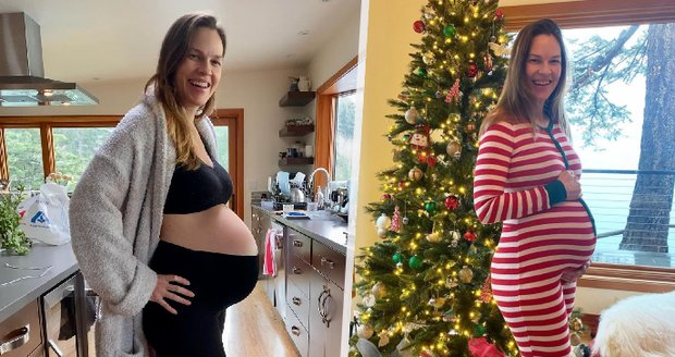 Hilary Swanková těhotná s dvojčaty: Těsto už kyne! Do porodu ale zbývají ještě dva měsíce