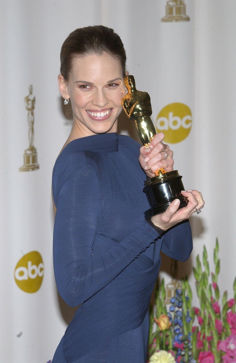 Herečka Hilary Swank