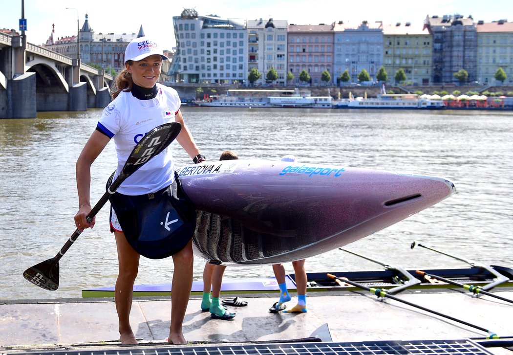 Vodní slalomářka Amálie Hilgertová