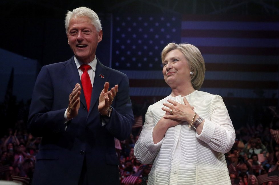 Exprezident USA Bill Clinton s manželkou Hillary