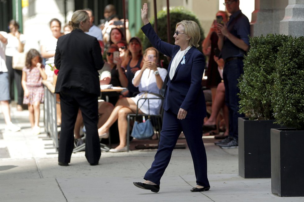 Hillary Clintonová opustila byt své dcery a vzkázala, že se cítí skvěle