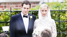 Svatba miliardářů Hilton a Rothschilda: Šaty od Valentina nevěstě přejel řidič svatebního Bentley