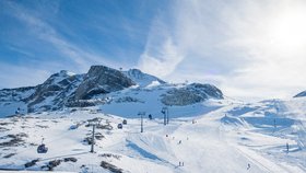 Hintertux - jediný ledovec v Rakousku, kde se dá lyžovat celoročně.
