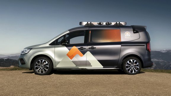 Elektrický Renault Kangoo se představuje jako obytný koncept Hippie Caviar Motel