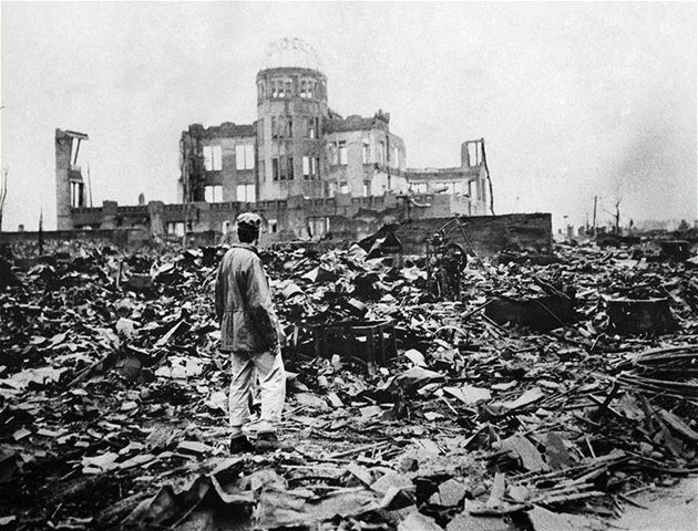 Hirošima po atomovém výbuchu.