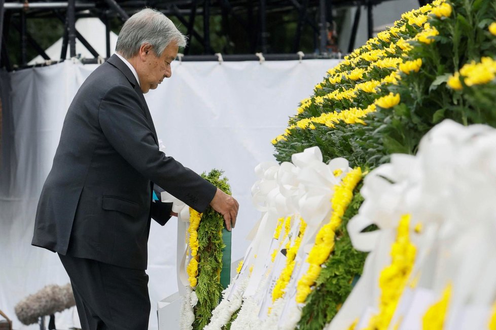 Japonsko si připomíná výročí útoku na Hirošimu (6.8.2022)