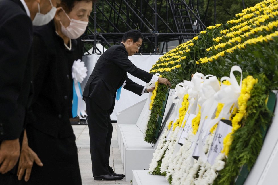 Japonsko si připomíná výročí útoku na Hirošimu (6.8.2022)