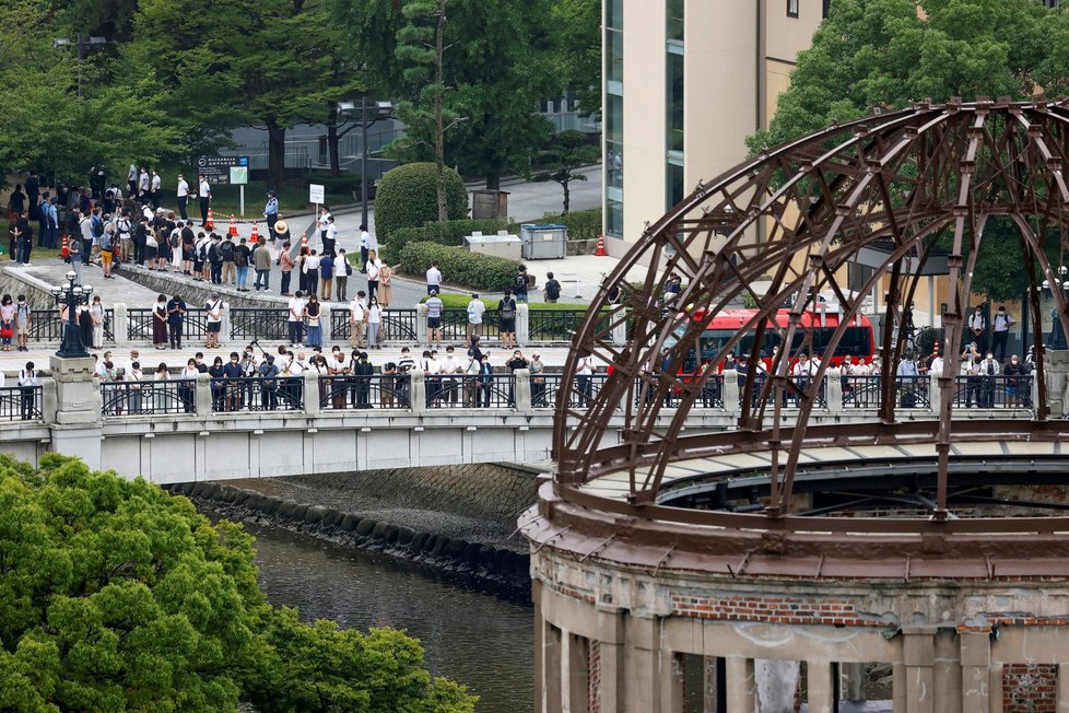 Japonsko si připomíná výročí útoku na Hirošimu (6.8.2022)